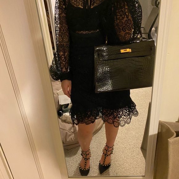 Hermes Kelly 35 crocodile - Picture 4 of 17